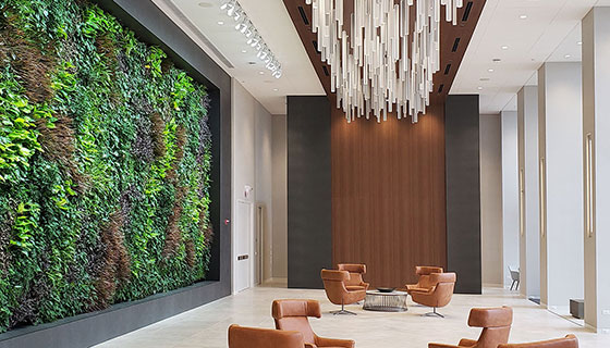 Kessil Lighting for Tishman Speyer Living Wall